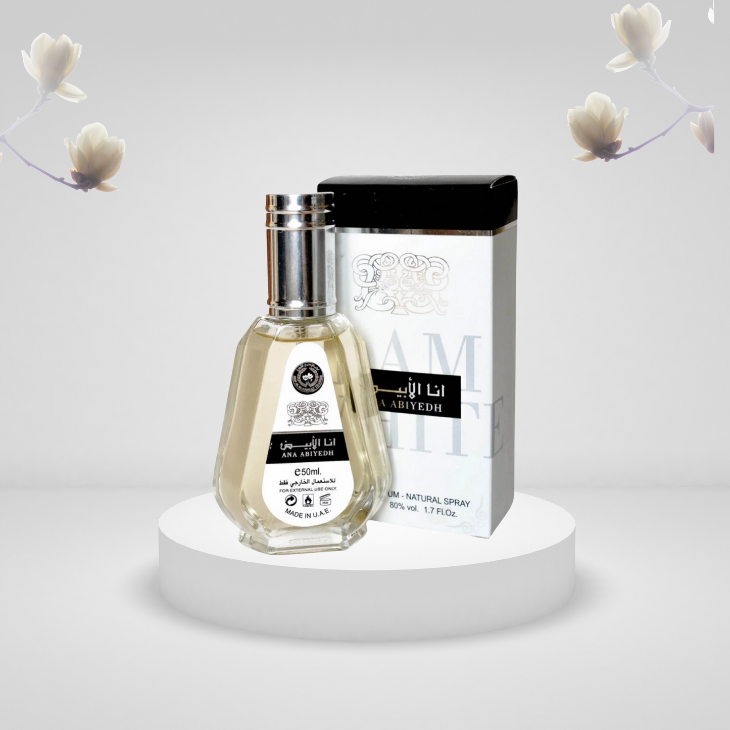 Lattafa Ana Abiyedh White 50ml EDP for Men and Women