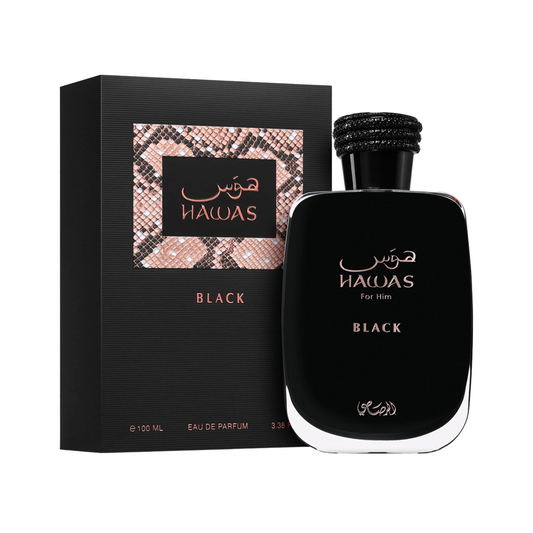 Rasasi Hawas Black Eau De Parfum 100ML for Men