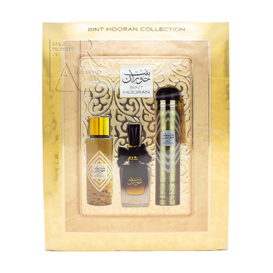 Bint Hooran Complete Gift Set | Mist 250ml, EDP 100ml, Air Freshener 300ml by Ard Al Zaafaran