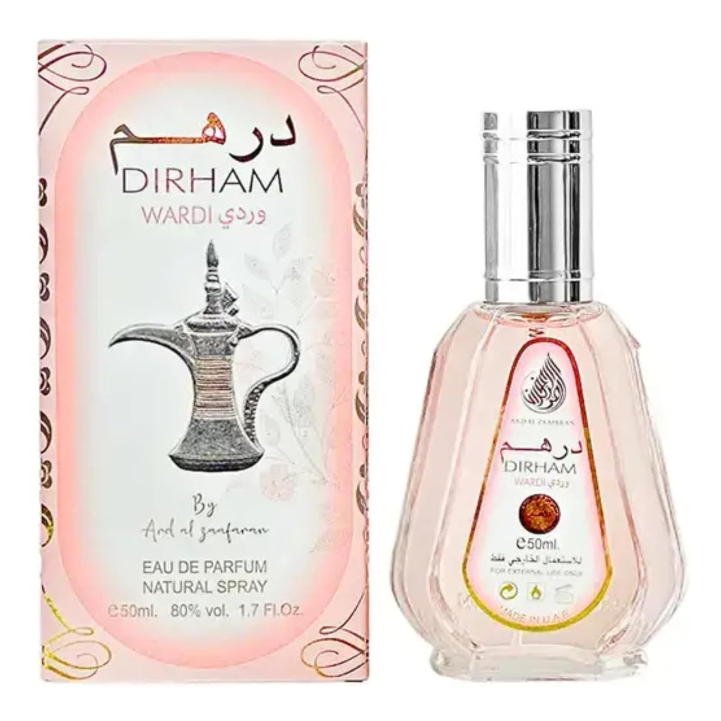 Dirham Wardi EDP 50ml – Floral Fruity Arabian Perfume for Women