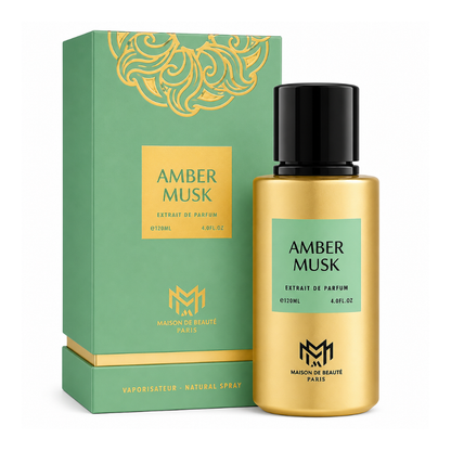 Amber Musk Extrait de Parfum 120ml by MAISON DE BEAUTÉ PARIS