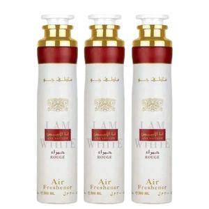 Lattafa Ana Abiyedh Rouge 300ml (Pack of 3) Air Freshener