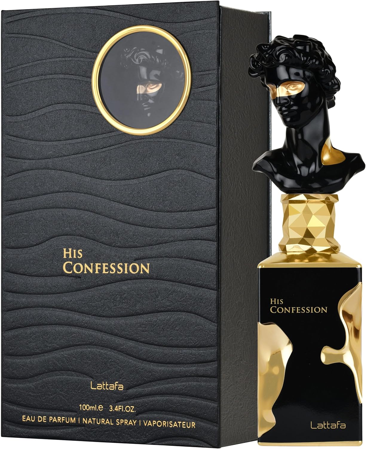 Lattafa His Confession EDP – Oriental Woody Perfume for Men 100ml