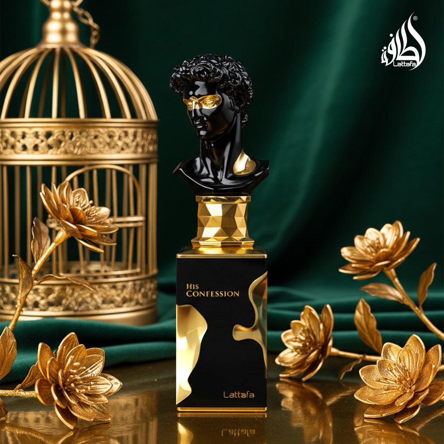 Lattafa His Confession EDP – Oriental Woody Perfume for Men 100ml