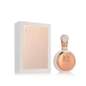 Experience the enchanting allure of Fakhar Lattafa (Pride of Lattafa) Rose Gold by Lattafa, a 100ml Eau de Parfum designed for women who seek a floral-sweet fragrance with exceptional projection and longevity.