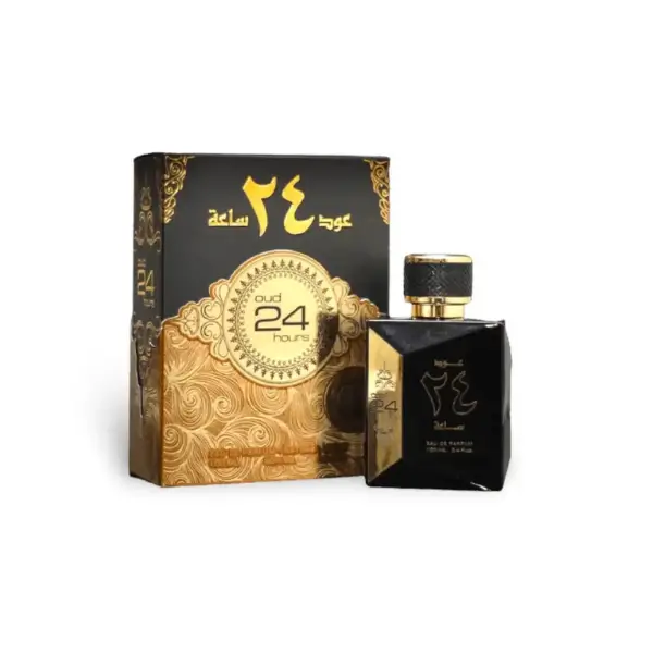 Experience the charm of Oud 24 Hours, where luxurious sophistication meets timeless allure.