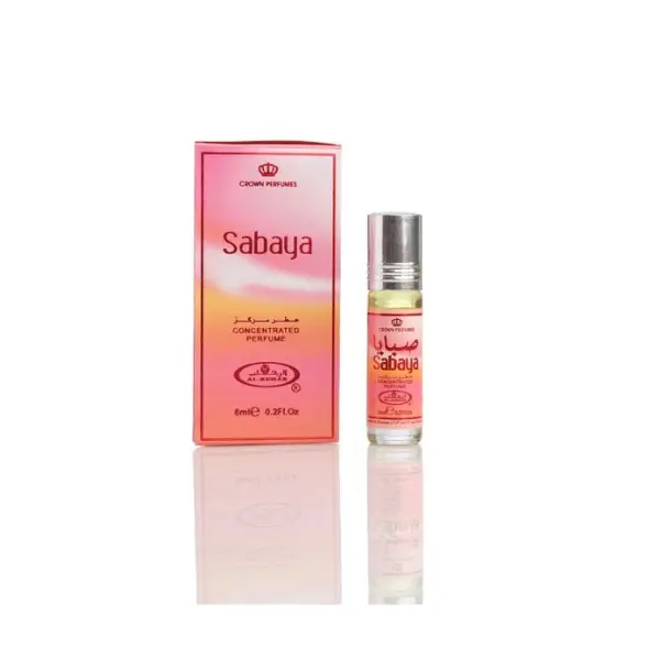 Indulge in the effervescent charm of Sabaya Perfume Oil by Al Rehab, a meticulously crafted alcohol-free fragrance that celebrates the freshness of citrus, the timeless beauty of roses, and the invigorating essence of green and cheerful notes.