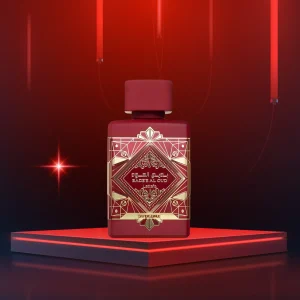 Lattafa's luxurious fragrance "Badee Al Oud" blends classic Arabian notes with contemporary refinement.