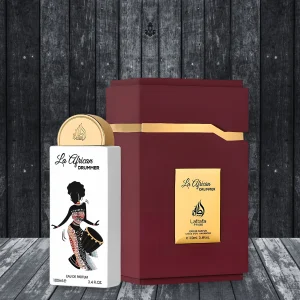 La African Drummer EDP by Lattafa Pride blends tropical coconut, floral jasmine, and warm musk to create an exotic fragrance inspired by Africa’s spirit. Perfect for adventurous women!